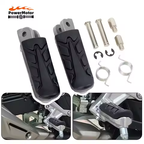 2013-2015 Motorcycle Front Footrests Foot Pegs For Honda CB600 CBR500 CBR 500R For Varadero XL1000V NT400 BROS400 BROS650 NT650