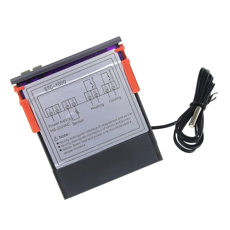 

LED Digital Temperature Controller STC-1000 AC 110-220V 10A Relay Thermoregulator Thermostat for Heater Freezer Fridge