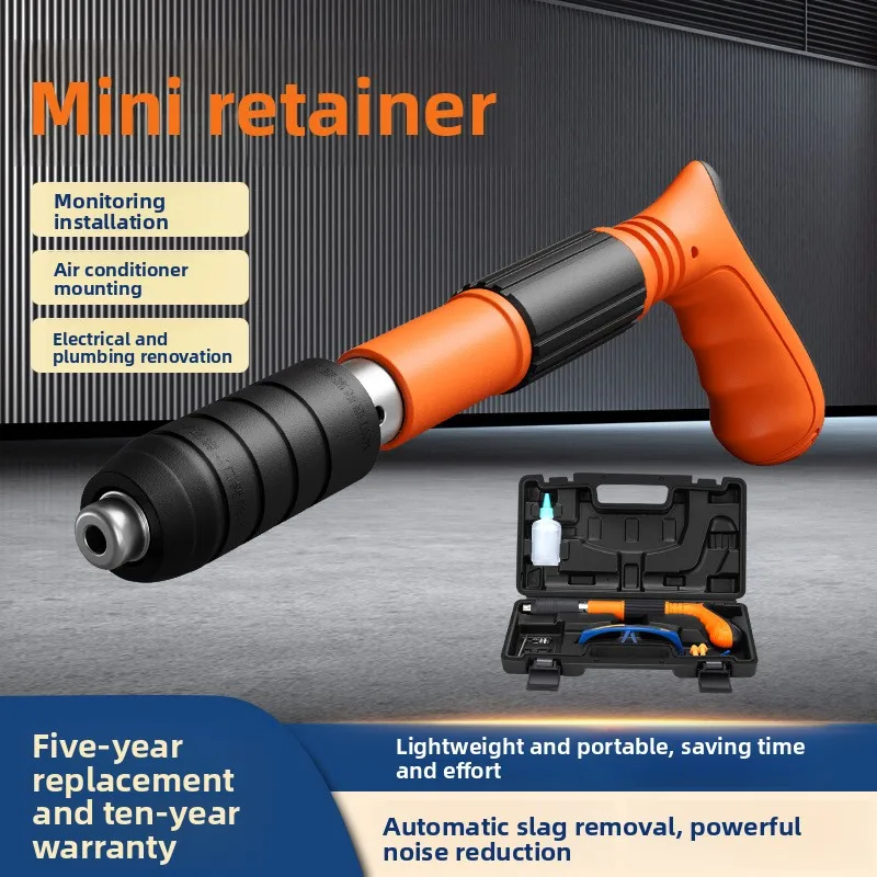

Mini Handheld Steel Metal Concrete Nail Gun Steel Rivet Tool Wall Anchor Slotting Device for Powerful Pulling Processing