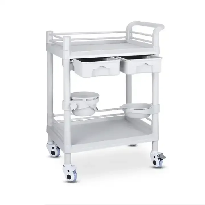 Modern small plastic trolley for home office bedroom cabinets