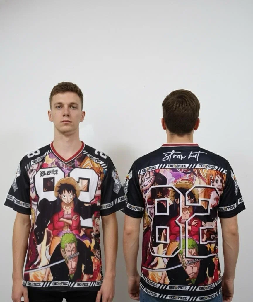 Bandai Anime série Jersey sport Cool mode rue été T-shirt surdimensionné hommes et femmes adulte haut nouvelle offre spéciale