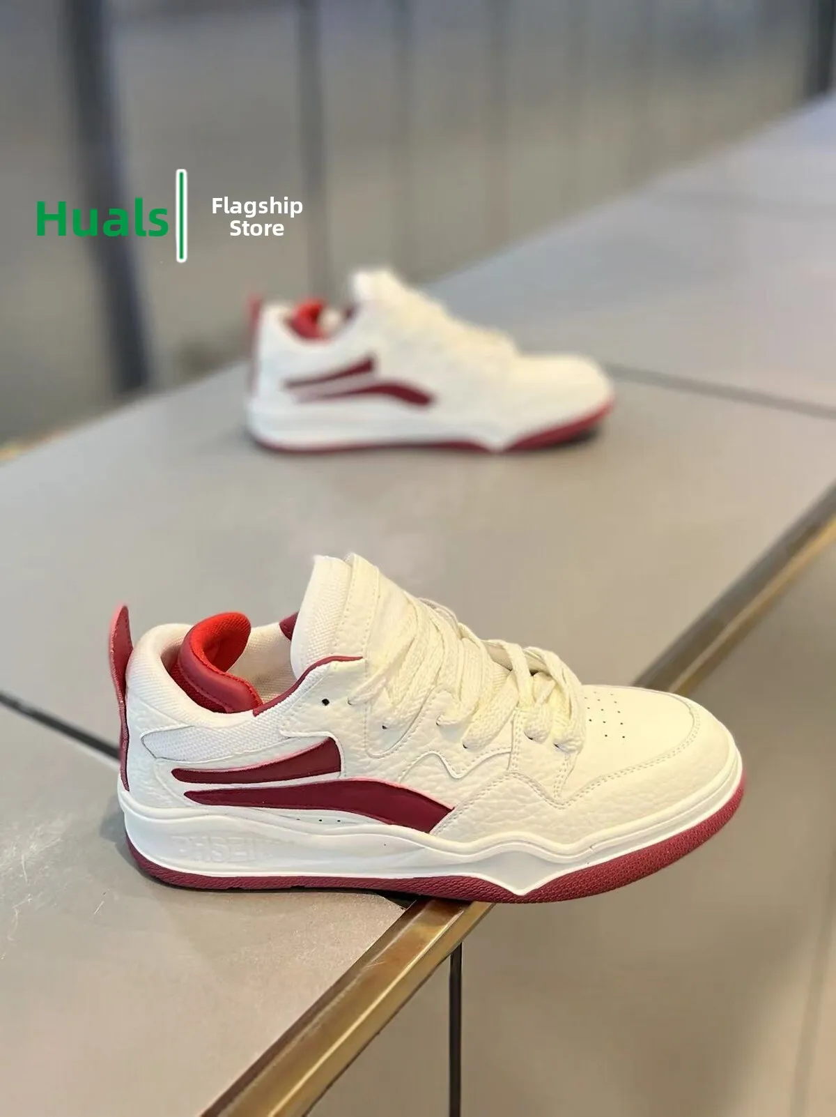 Men's Low-Top Leather Surface Skate Shoes 2026 New Autumn Casual Versatile Sports Leisure Trendy Shoes for Teenagers