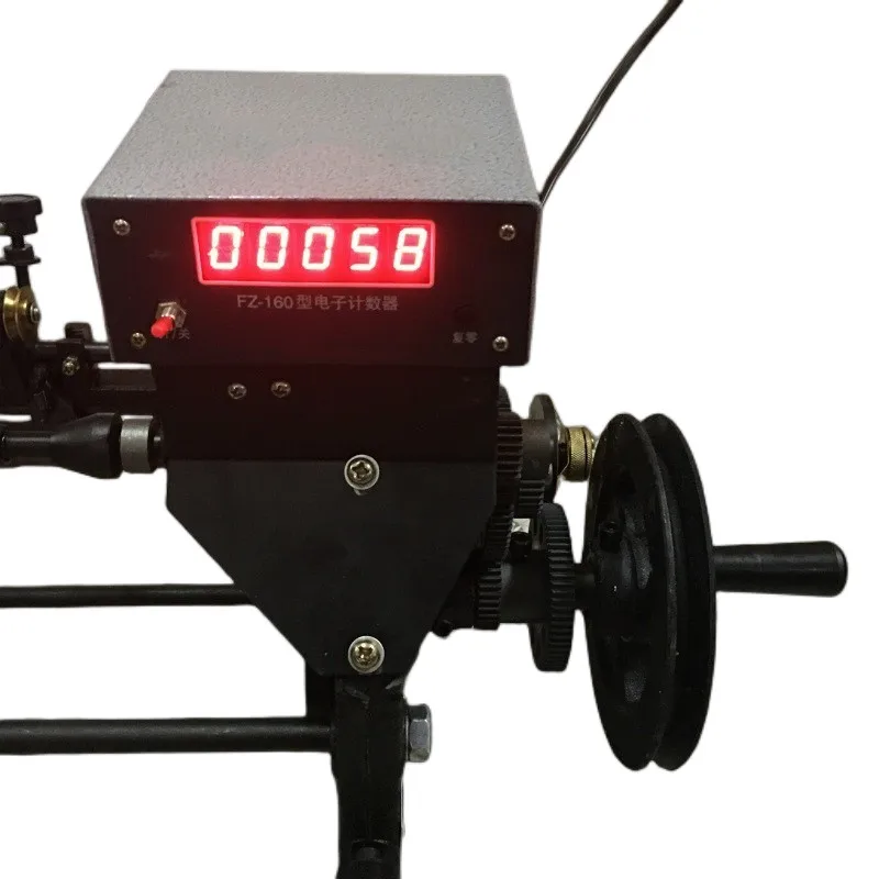 Manual shaking digital display counting winding machine transformer winding machine can be changed to electric