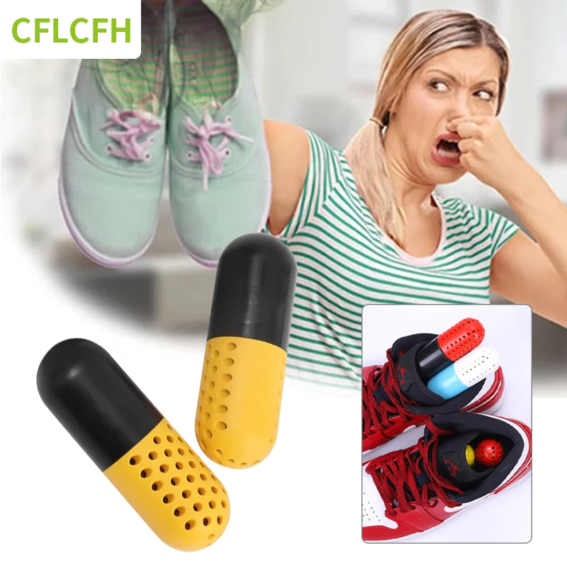 

Shoe Deodorant Capsules Sneakers Deodorization Scent Fresheners Footwear Closets Deodorizer Remover Shoes Odor Fresh Ball