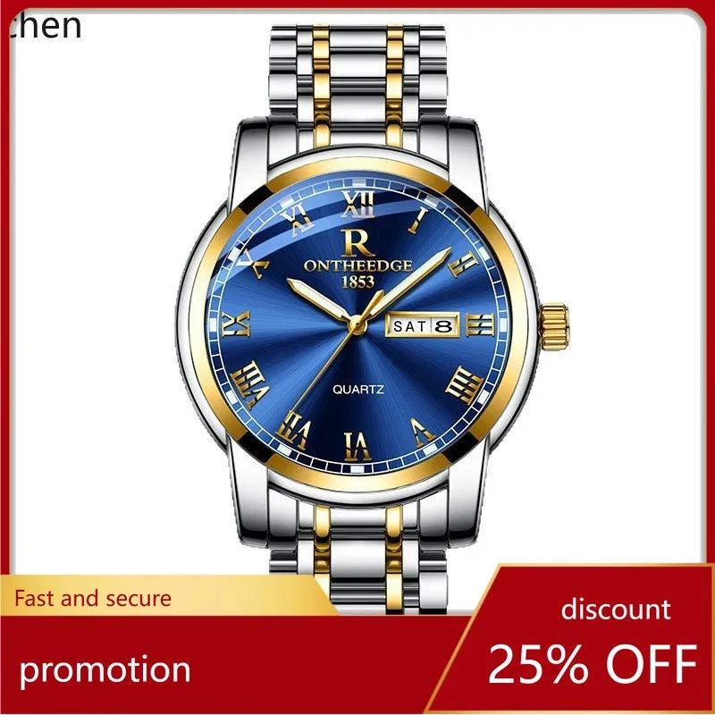 

ZML Waterproof Luminous Men's Watch, Alloy Quartz Watch, High-Style Men's Business Watch