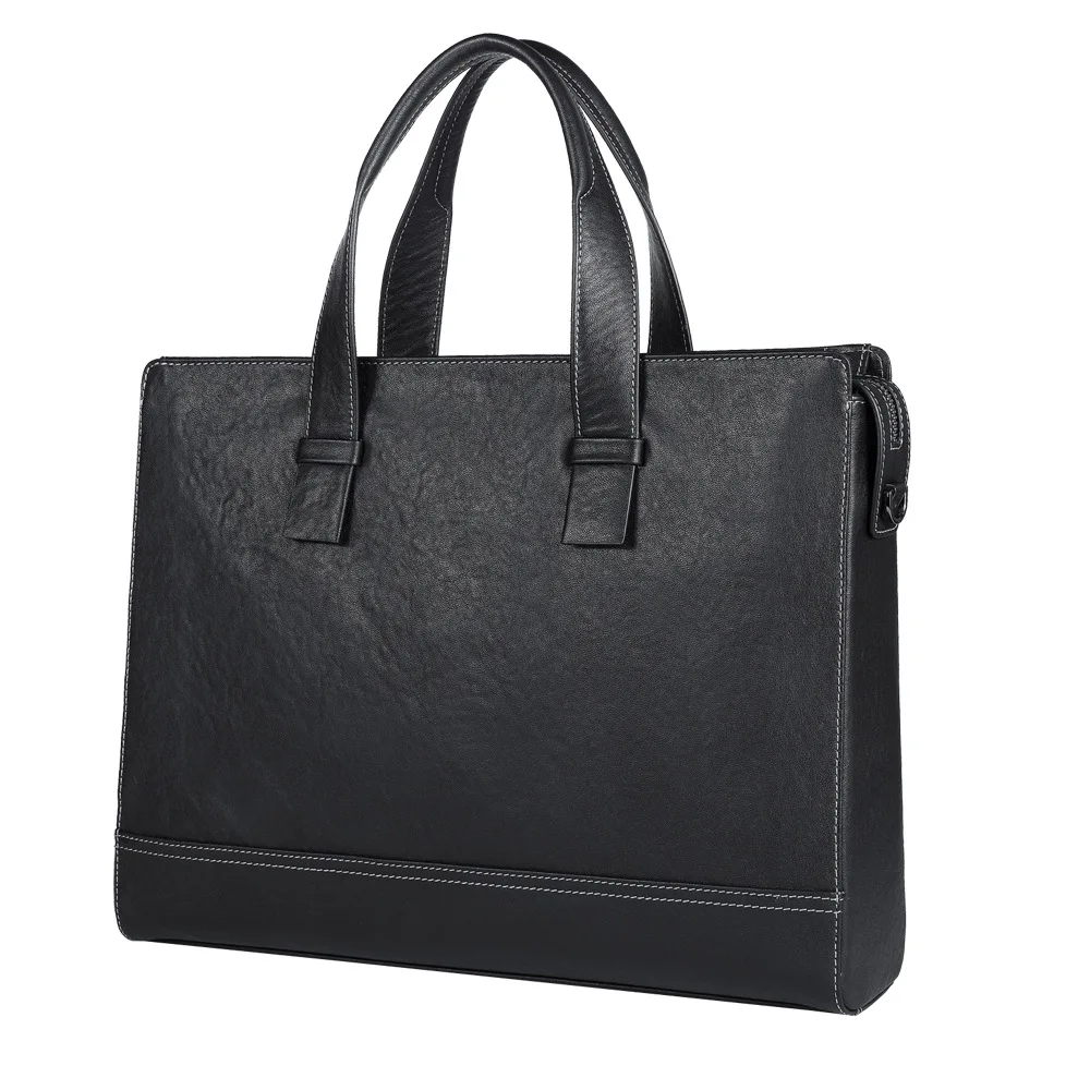 New Genuine Messenger Luxury Leather Briefcases Men Handbag Business Cowhide Briefcase Travel Office High-end Men's Shoulder Bag