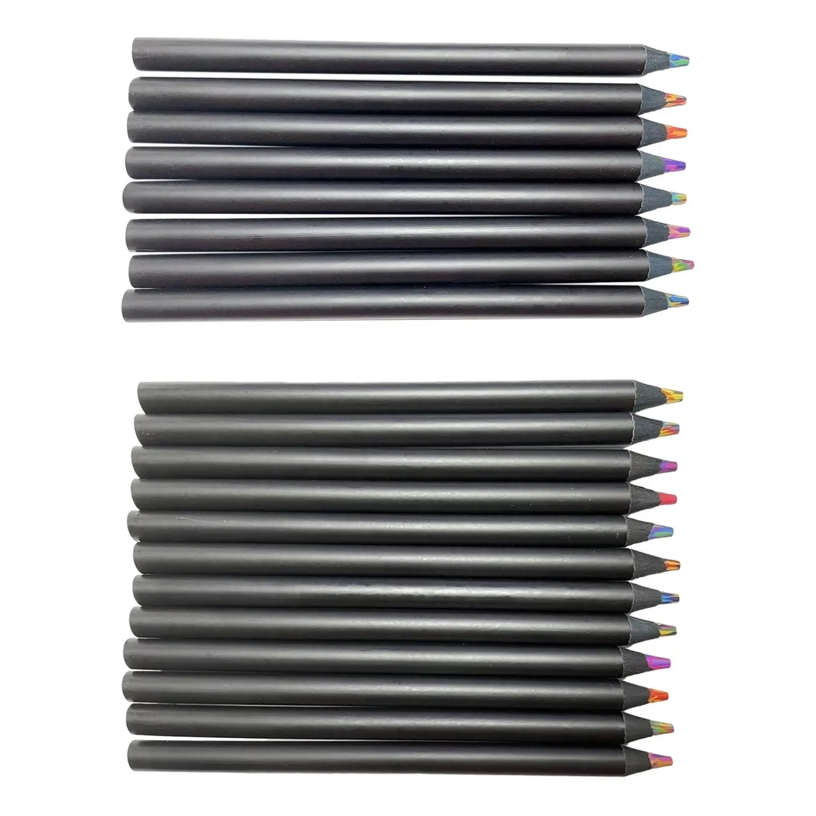 Lápices de colores arcoíris para colorear, bolsa de fiesta, lindos regalos de vacaciones, lápices multicolores para adultos, dibujo