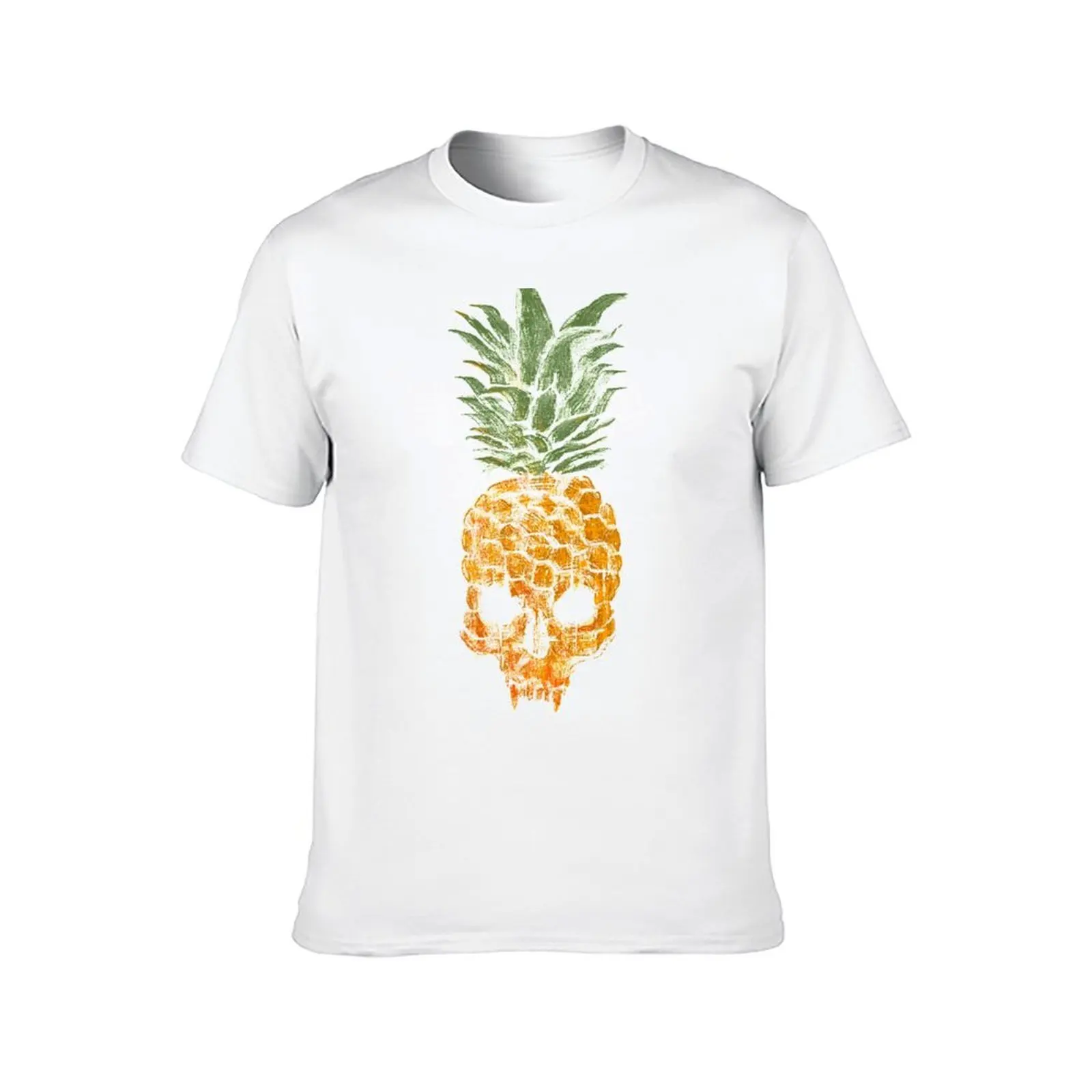 Pineapple Punk Vampire Skull T-Shirt t shirt man casual cotton t shirts T-Shirt
