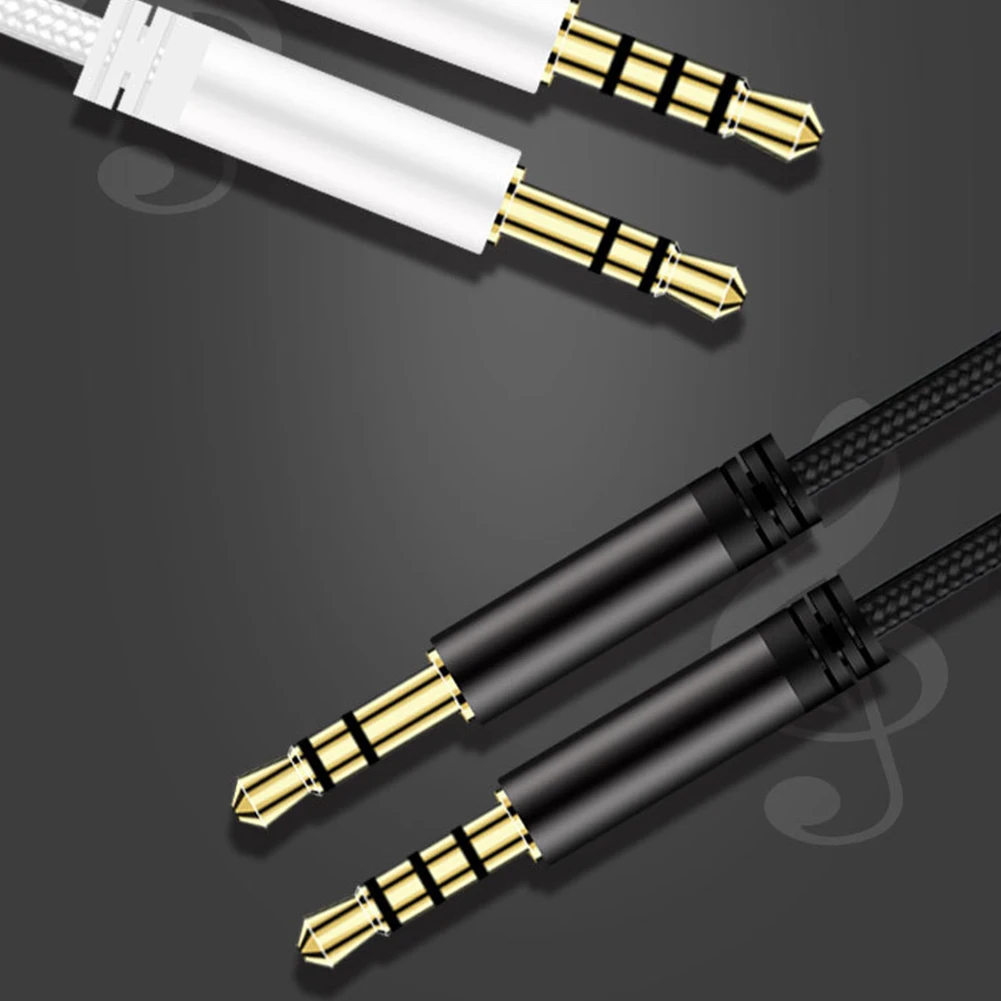 New 3.5mm Jack Male To Male Audio Cable For Mobile Phones Headphone Connection Car Audio Tuning Band Microphone Cable