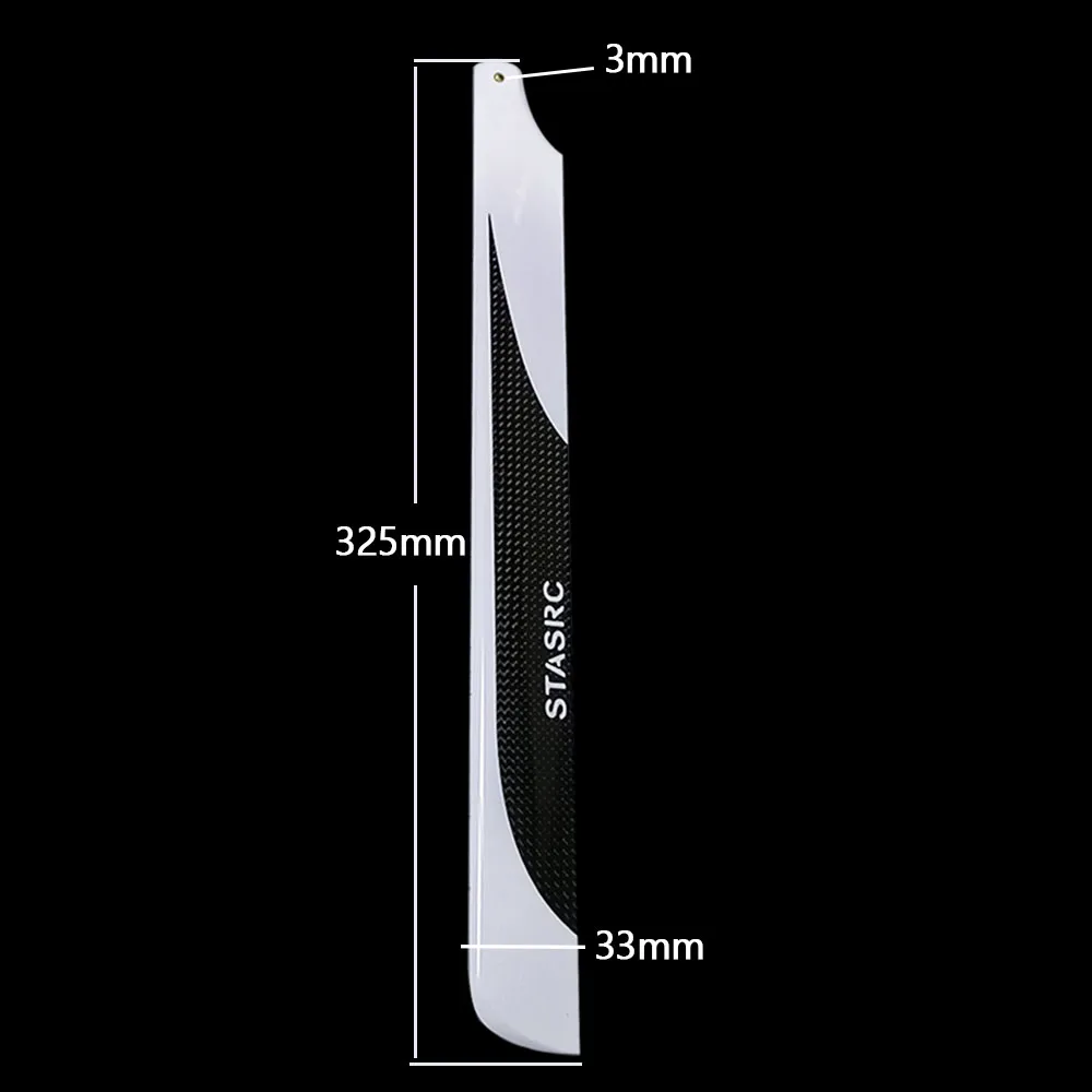 325mm Carbon Fiber main rotor blade for trex 450 V2 V3 PRO DFC KDS 450  helicopter