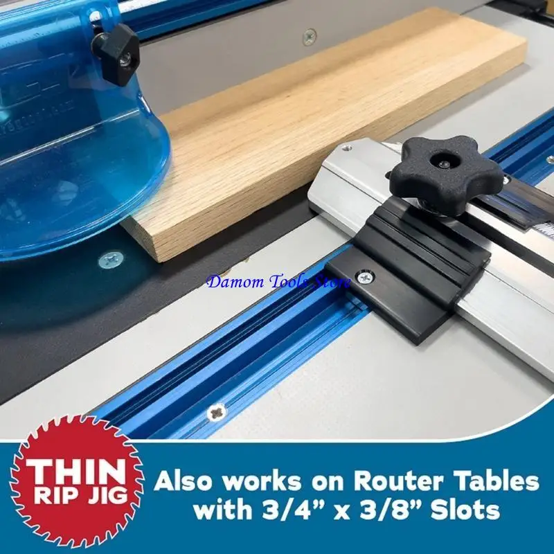 57BE Extended Thin Rips Jig Table Jig Guides for Repeat Narrow Strip Cuts Router