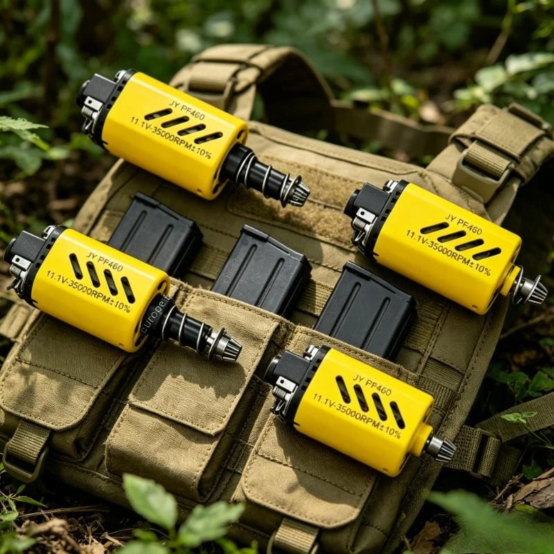 

Yellow Design 480 Powerful Motor, Standard Magnet 11.1V 35000RPM Long & Short Shaft All-match Tactical Gear Fittings