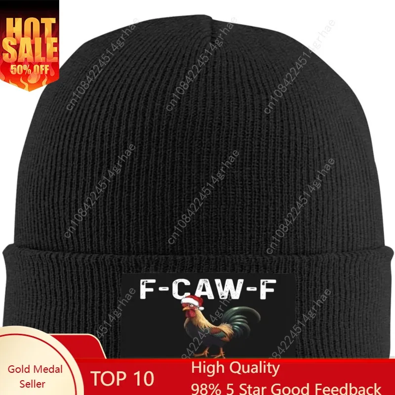 

Antaa F-Caw-F Knit hat Funny fcawf Chicken Christmas Beanie