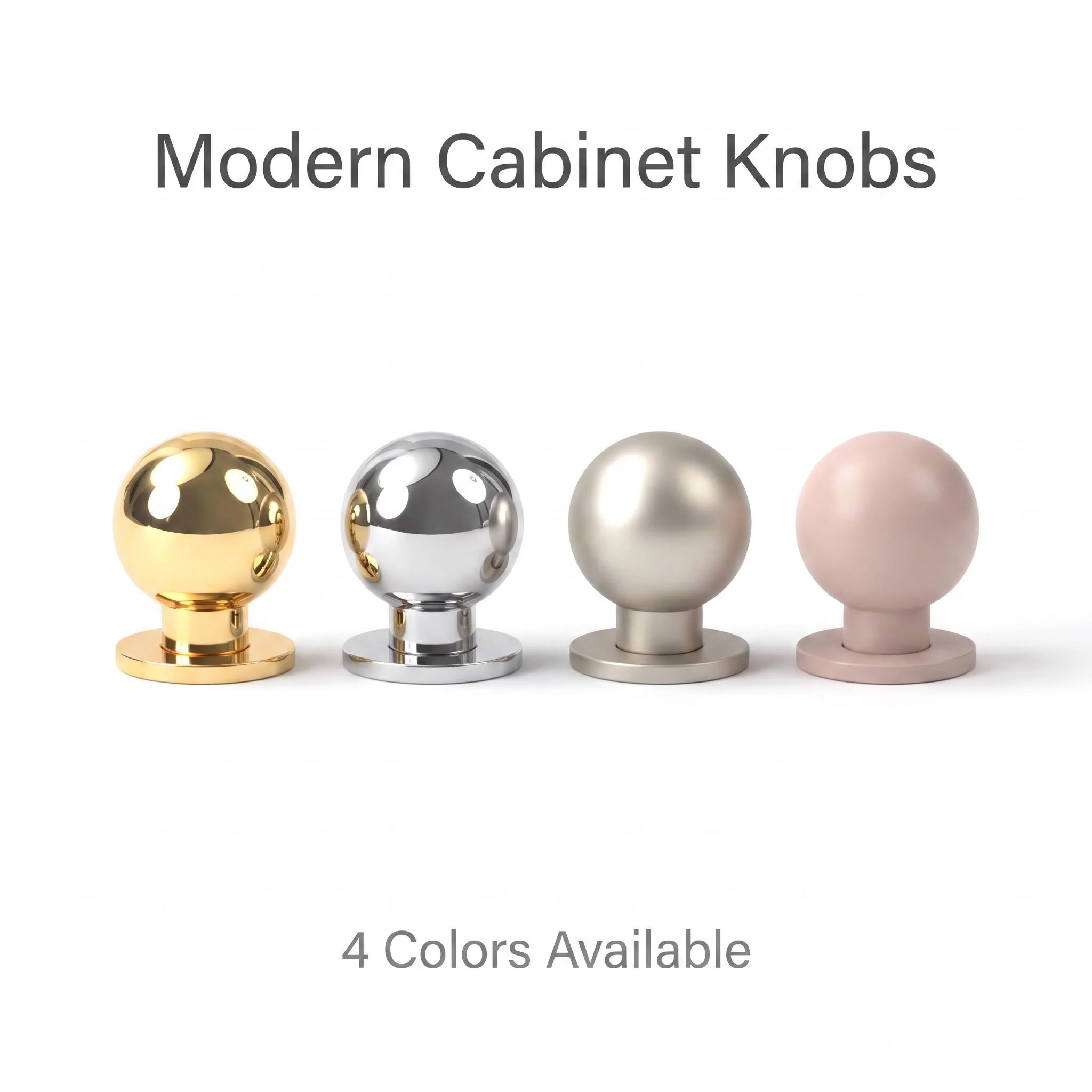 Modern Spherical Cabinet Knobs Zinc Alloy Single Hole Drawer Pulls Wardrobe Dresser Nordic Luxury Home Furniture Decoration