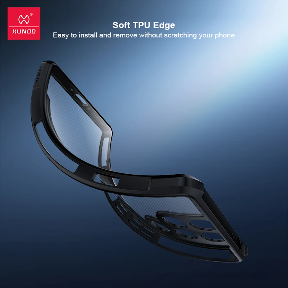 حافظة Xundd لهاتف Nubia RedMagic 11 Pro Red Magic 11 Pro Plus وسادة هوائية لحماية الكاميرا مضادة للسقوط من الأكريليك وغطاء خلفي من البولي يوريثان