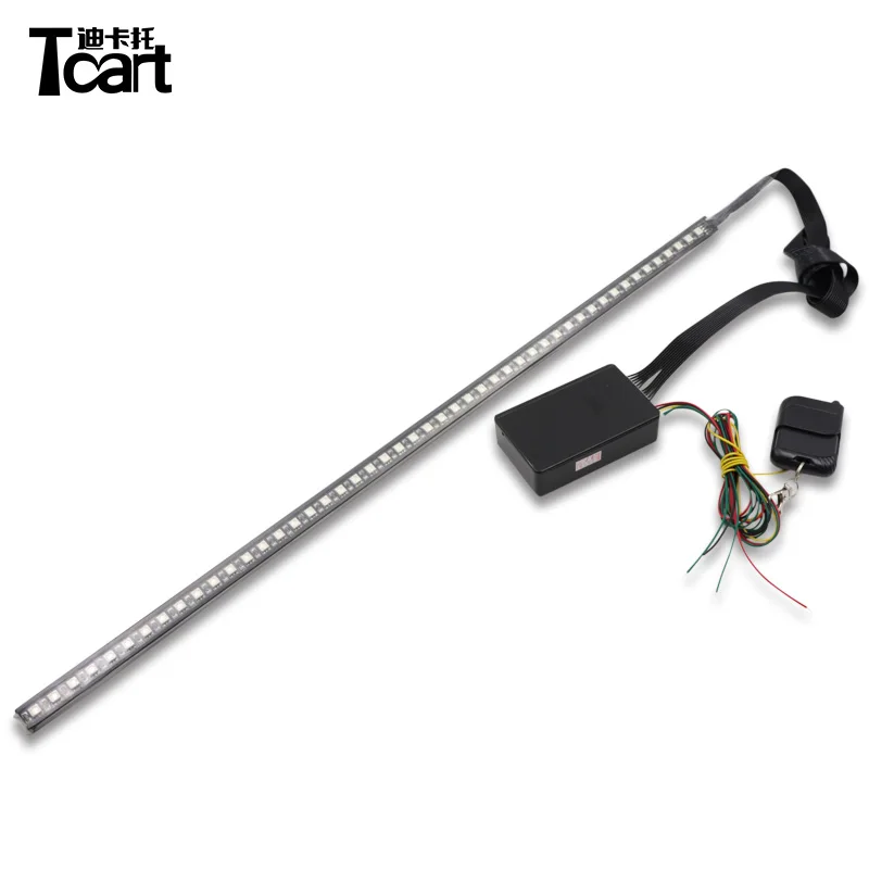 Tcart 147Model Waterproof  54CM 48LED RGB Highpower Remote RGB Color LED Knight Rider Lights With Wireless Remote Control