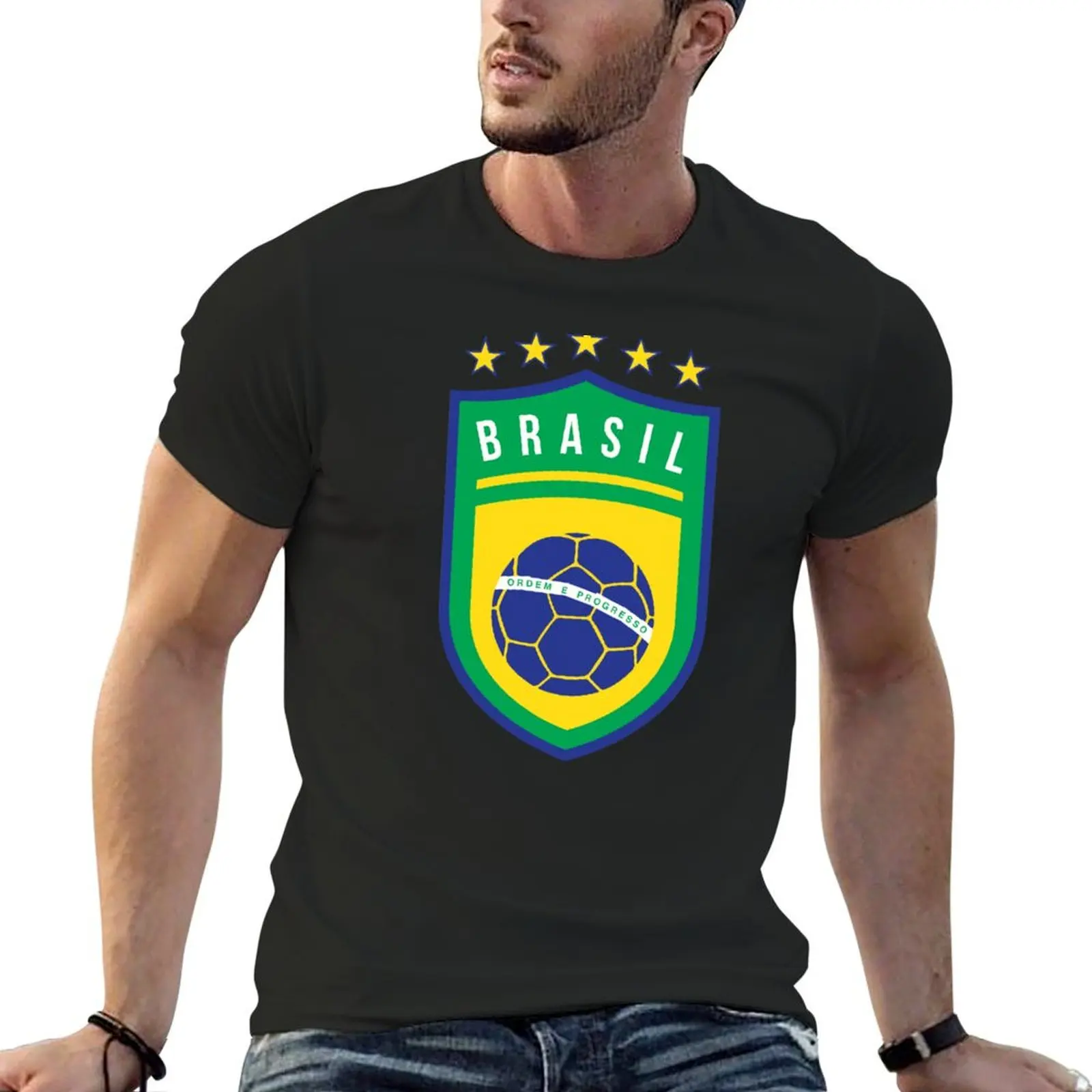 Brazil / Brasil T-Shirt aesthetic clothes cheap stuff blanks customizeds anime shirts men