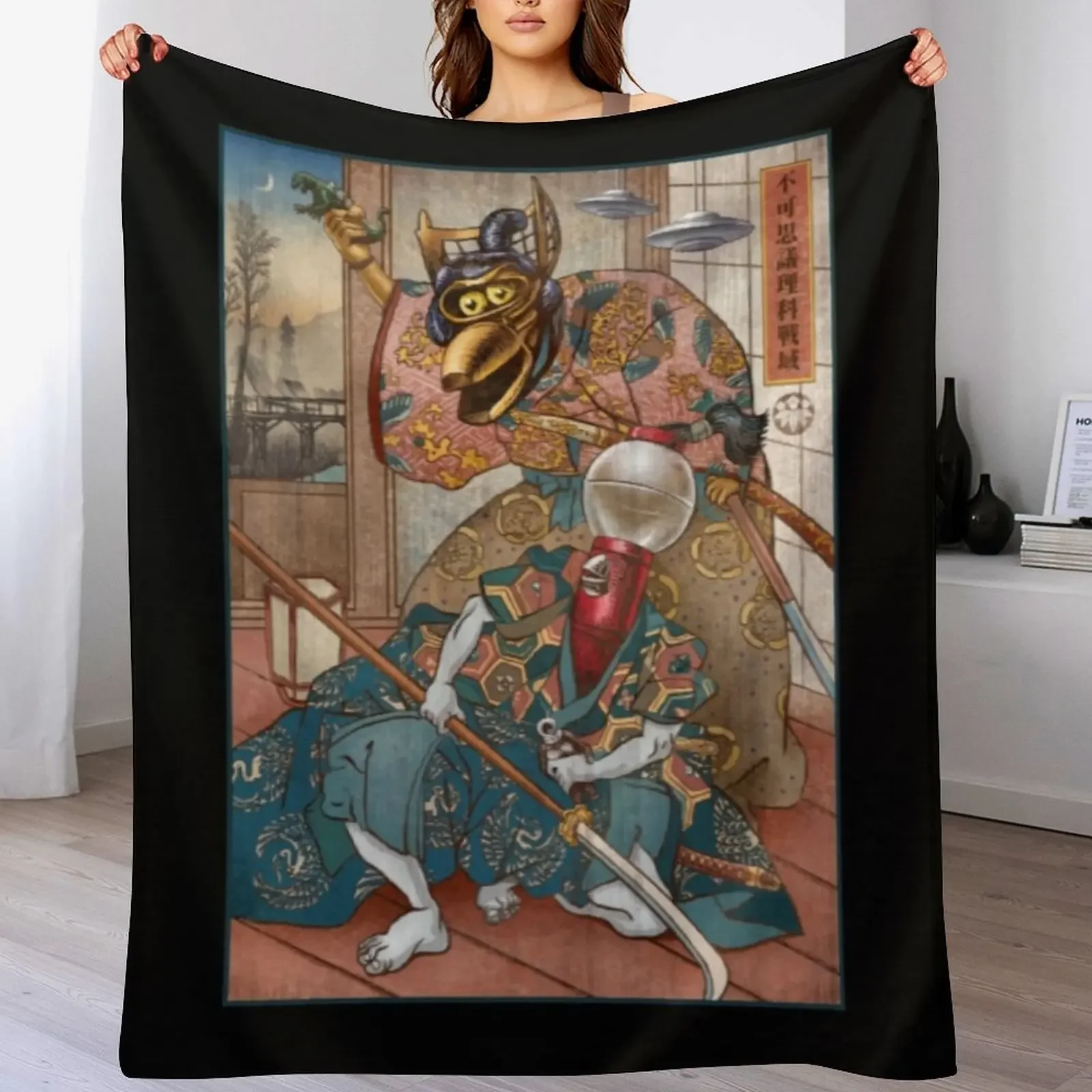 

Mst3k T-ShirtMystery Science Kabuki Throw Blanket Cozy Home Blanket Gift for Christmas Holiday