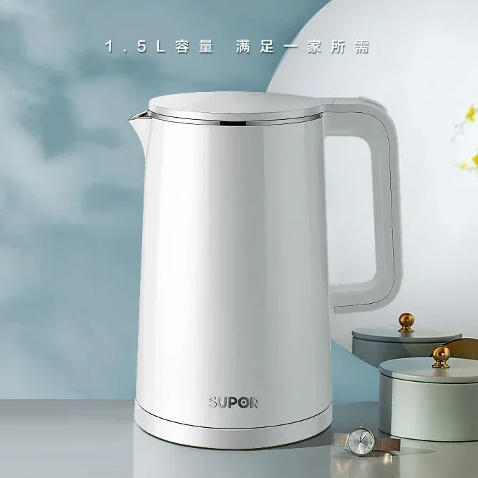 

Electric kettle for household use 304 stainless steel insulation and anti scalding electric kettle with automatic power outage