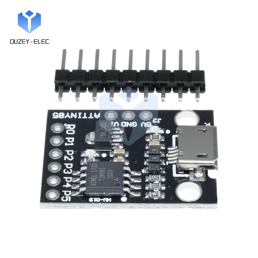 Attiny85 mcu Mikro controller Entwicklungs platine Micro-USB-Schnitts telle Mikro controller für Arduino i2c USB-ATTINY85-20PU-Platine