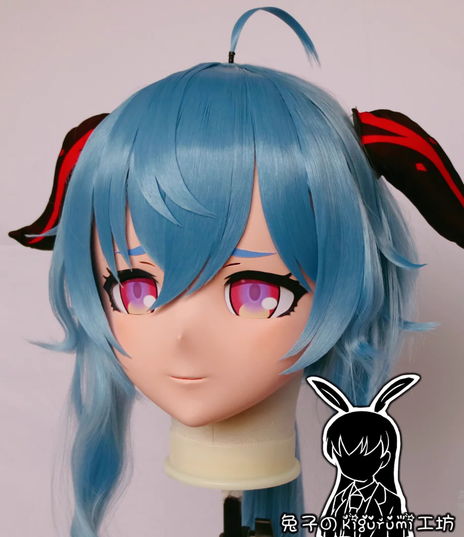 

(RB2433)Customize Full Head Quality Handmade Female/Girl Resin Japanese Anime Cartoon Character Kig Cosplay Kigurumi Mask