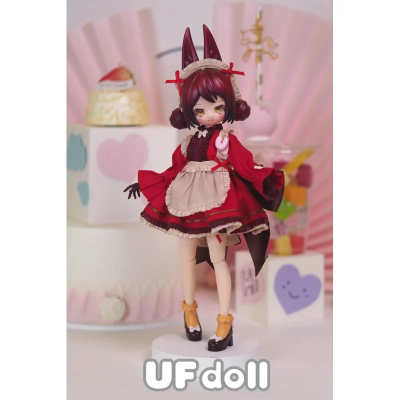 Ufdoll serie de bebidas de té Bjd 1/6, caja ciega, muñeca Bjd móvil, serie de ascensores de límite limitado, decoración, modelo de escritorio
