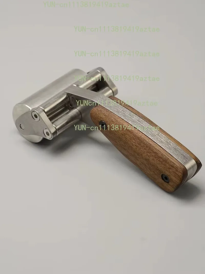 Heavy Duty Stainless Steel Roller DIY Leather Craft Tool Glue Laminating Press Roller