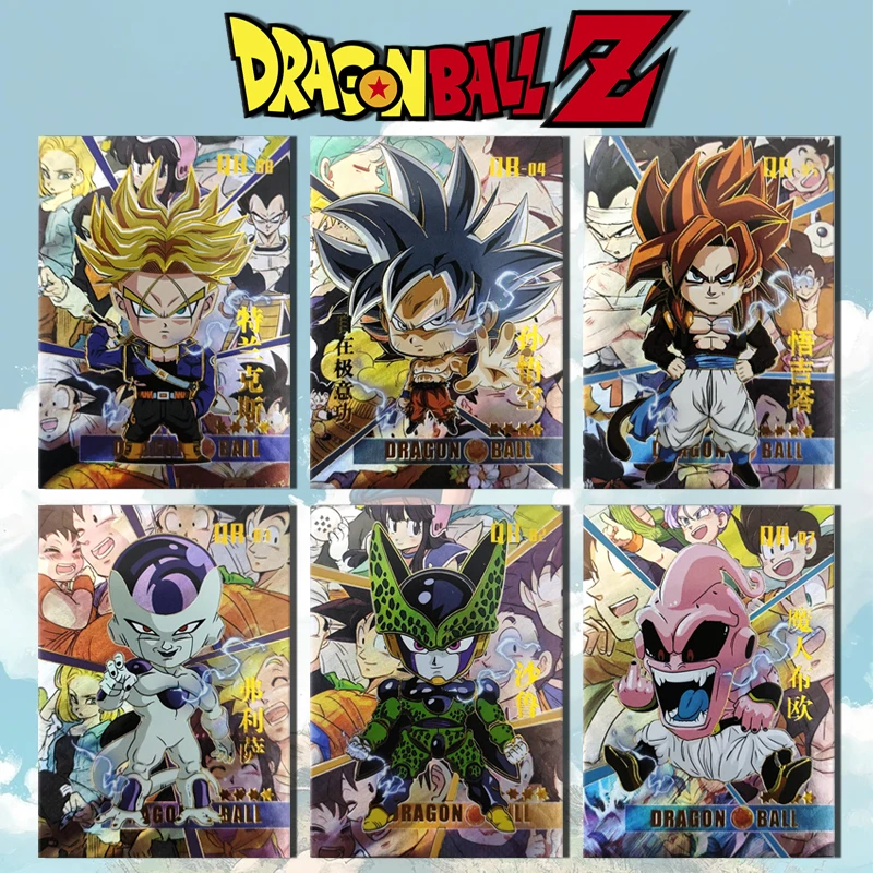 Dragon Ball Comic Card Alliance QR card Frieza Son Goku Gogeta Torankusu Master Roshi boy Toy collection Birthday Christmas gift