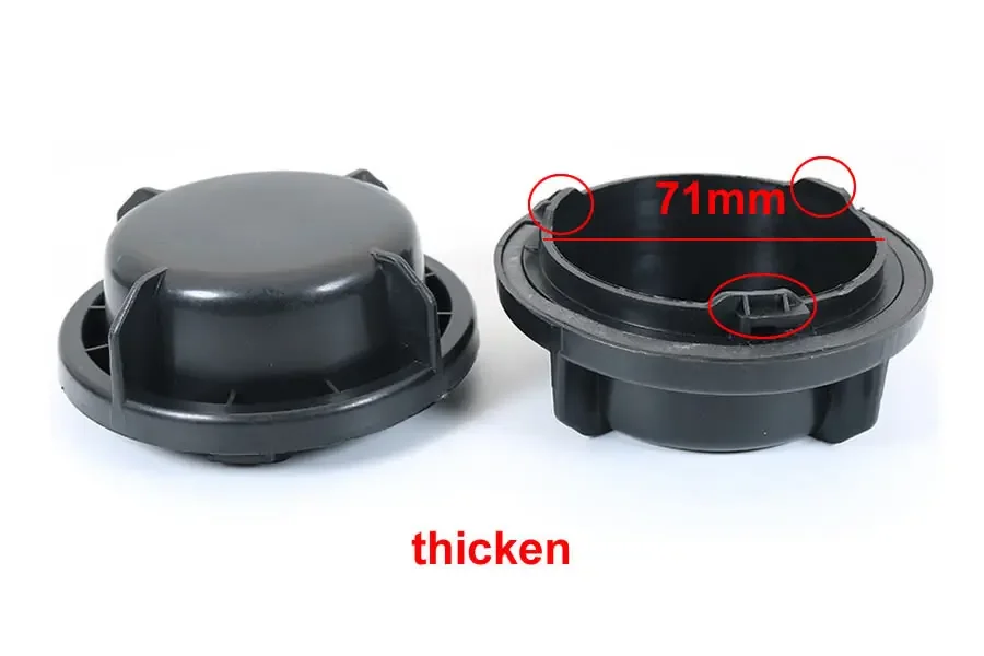 For Opel Astra K 2018 Headlight Bulb Dust Cover Waterproof Dustproof Lengthened Headlamp Rear Shell Seal Cap 71mm