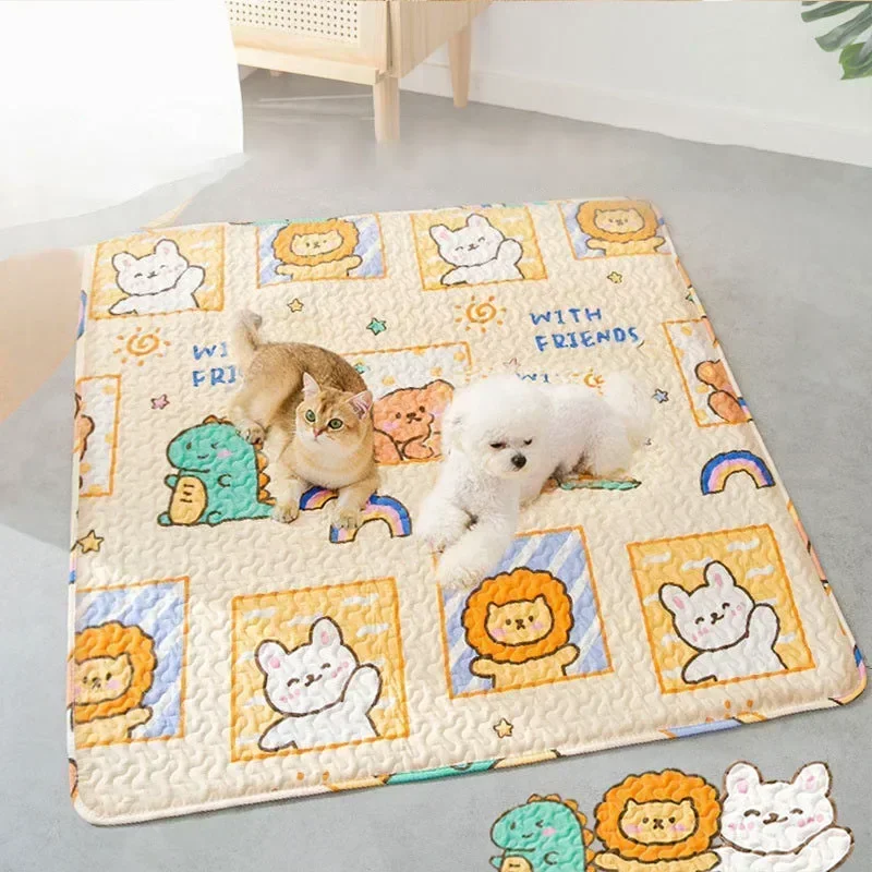 

Dog Mats for Floors Pet Playpen Kennel Crates Mat Cat Puppy Cushion Reusable Washable Training Pee Pads Travel Car Mats for Dogs