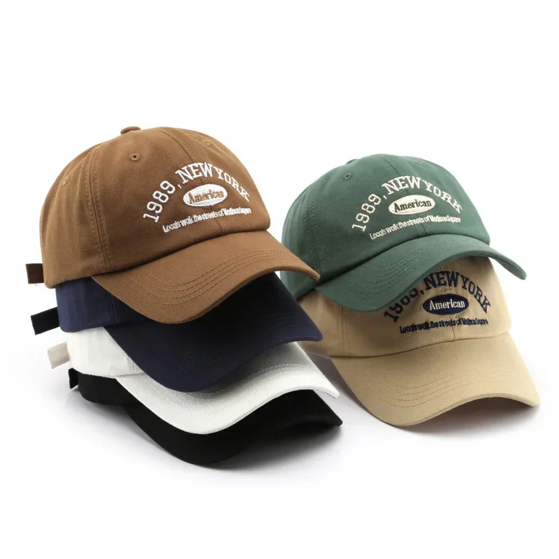 

New Letters Embroidery Unisex Baseball Hats For Men Women Soft Cotton Snapback Cap Outdoor Sports Dad Trucker Hat Casquette