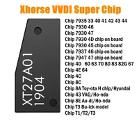 Chip Super VVDI XT27, Chip Clon XT27A para 4C/4D/4E/43/45/46/47/48/T1/T3/8A/8C/8E/7935 para Xhorse VVDI Max Pro/VVDI Mini Key Tool