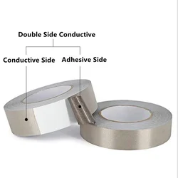 Faraday Tape Double Conductive Fabric Tape for Laptop Mobilephone LCD Repair EMI Shielding, RF Signal Blocking 20M