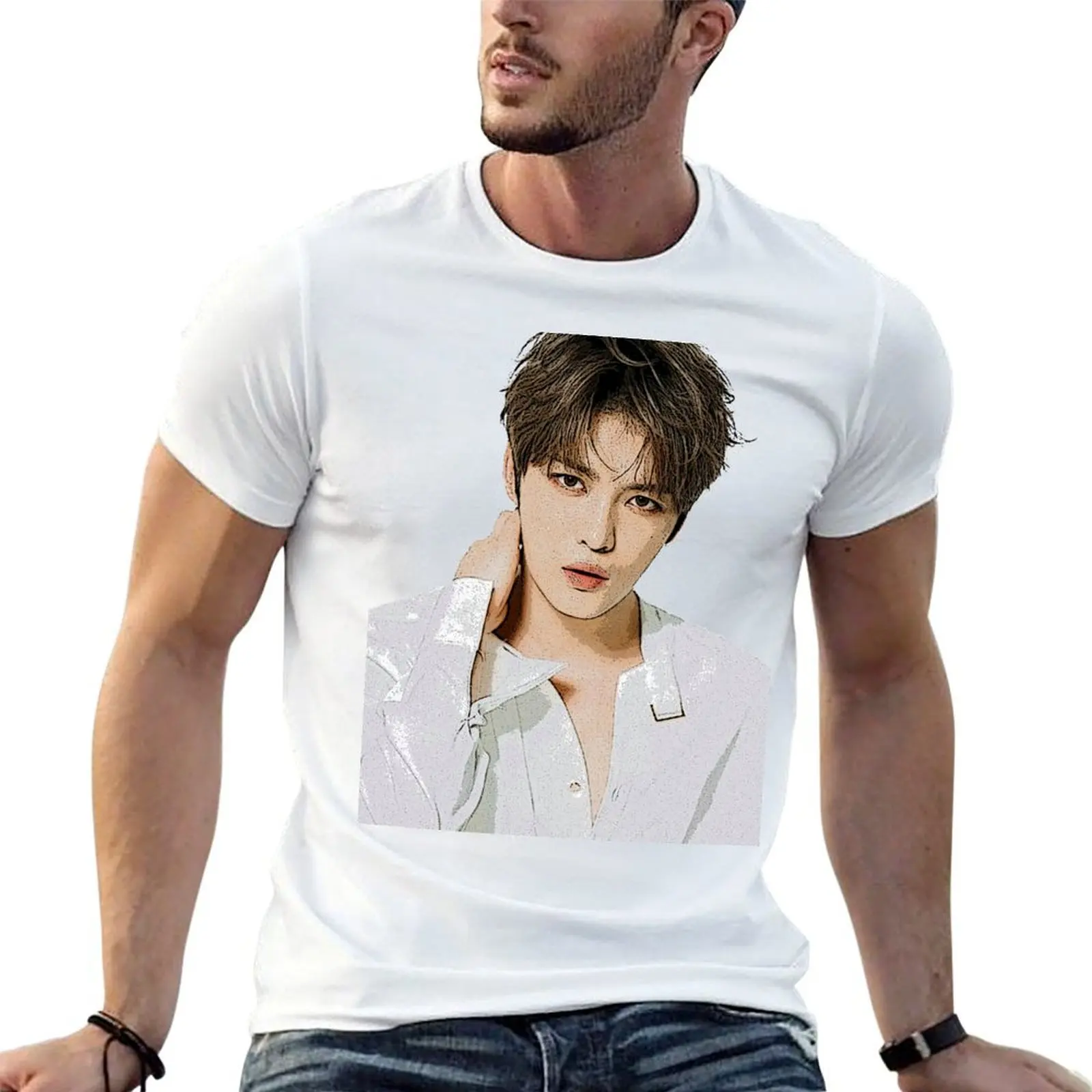 

Kim Jae Joong T-Shirt man t shirt summer men t shirt cotton 100% T-Shirt