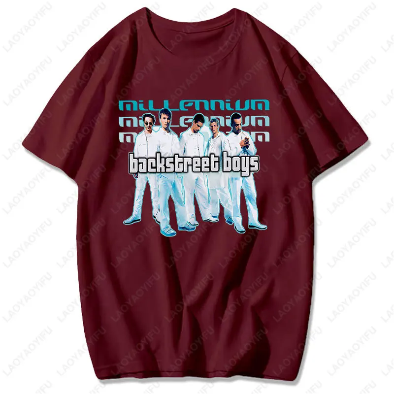 Backstreet Boys Millennium Tour Musik Vintage T-Shirt Männer Frauen Hipster Beliebte Tops Sommer Mode Streetwear Unisex T-Shirts Geschenk – Detail 11