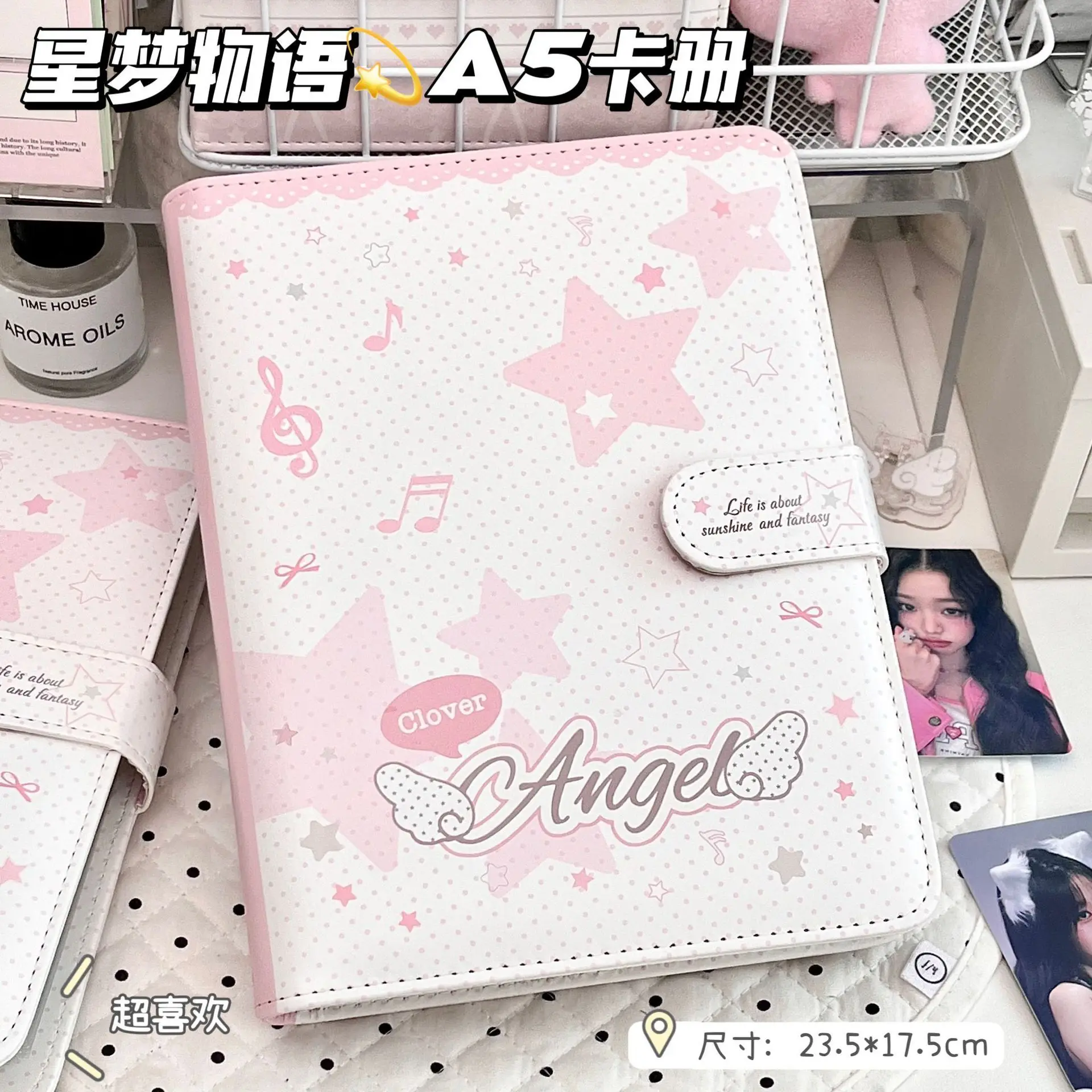 A5 Kpop Idol Photocards Holder PU Photo Album Photocard Binder Collect Book Album for Photographs Photo Card Supplies 포토카드 용품