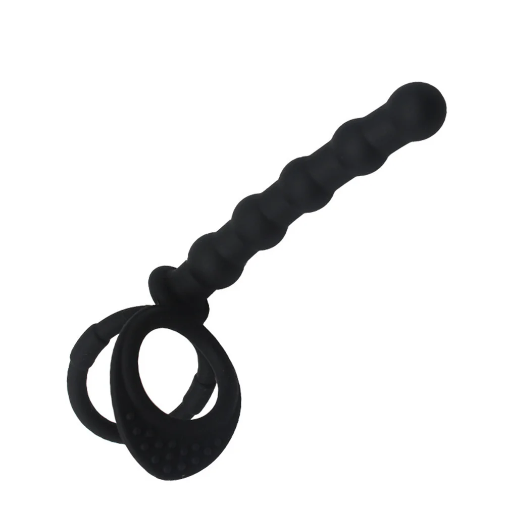 Double Penetration Anal  Toys For Men & Women - Dildo Penis Butt Plug, Anal Beads & Cock Ring for Delay Ejaculation