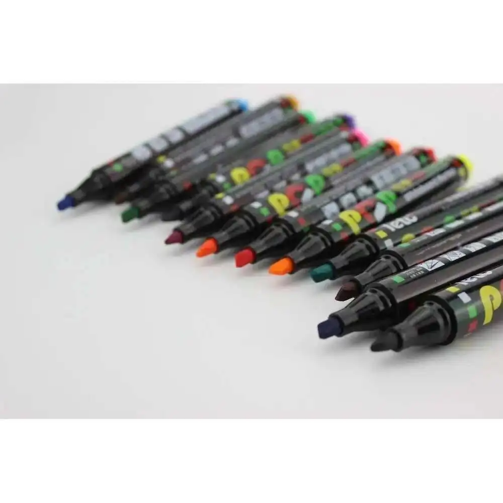 

12 Colors 5mm for Handwritten Poster Banner Pop Label Card Whiteboard Marker Art Teaching Pen Erasable Sunfast Mark Pen Marker