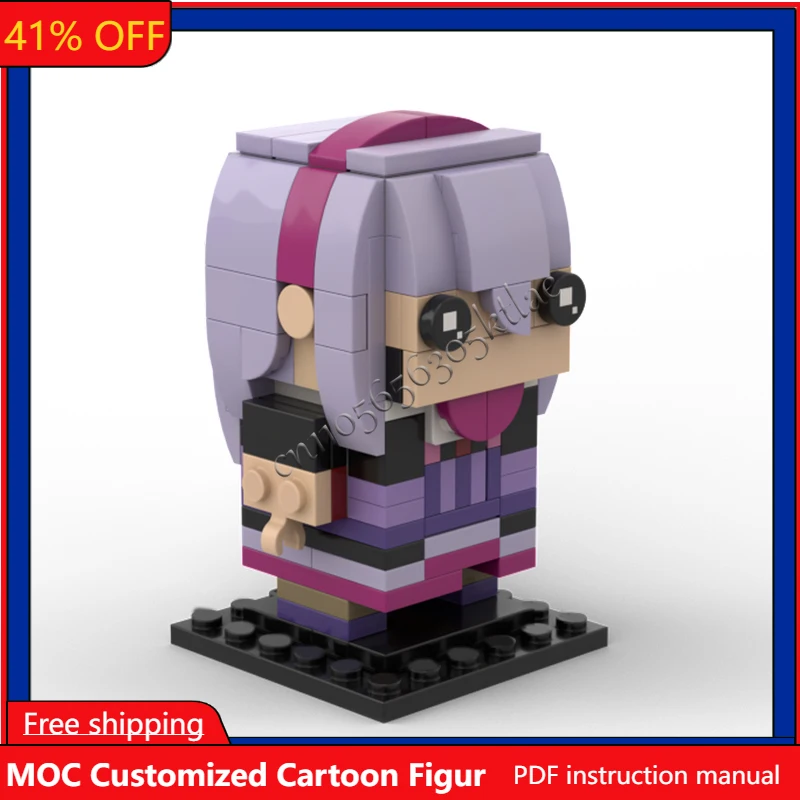 

155 PCS Famous Animation Figures PorcelainMaid Brickheaded Models Sets DIY Creative Bricks Assembly Toy Children Collection Gift