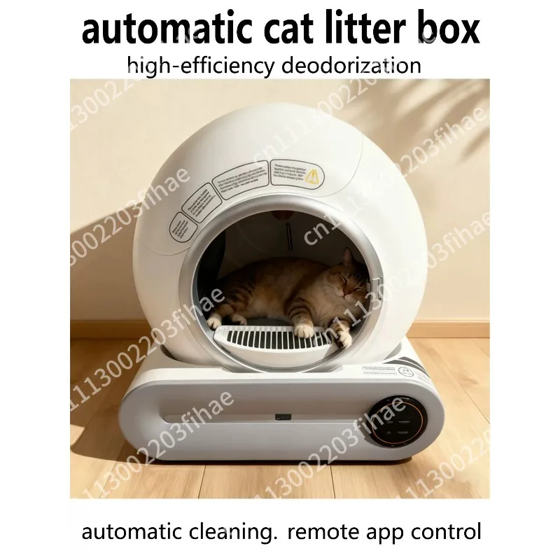 New 9L automatic smart cat litter box, self-cleaning, fully enclosed, big cat toilet, cat litter box