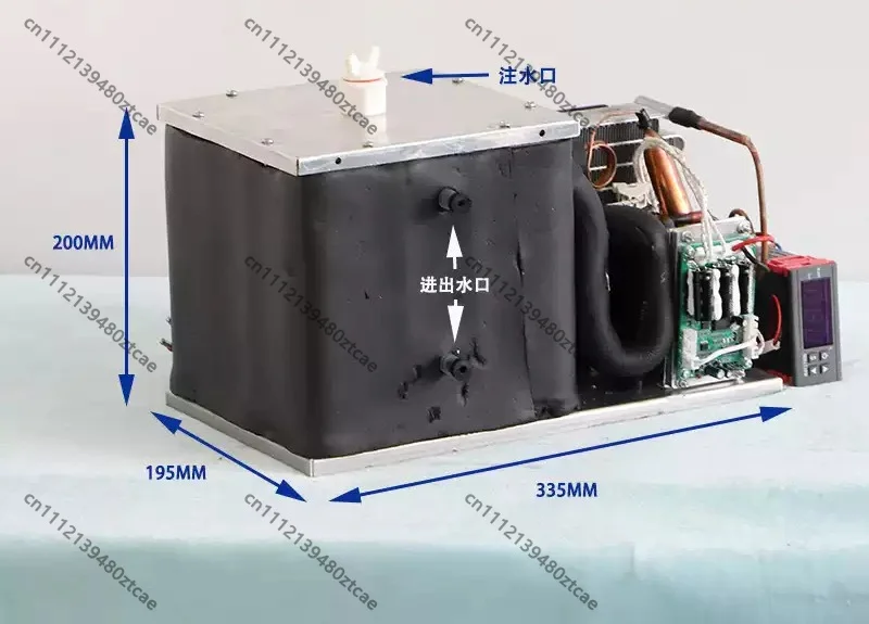 3L Mini DC Water Chiller Compressor Cooling Unit 12V 24V 48V Small Circulation Refrigeration Machine