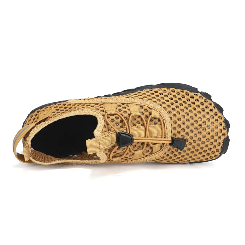 Zapatos de agua unisex ligeros de secado rápido con cinco dedos, antideslizantes, tipo zapatillas descalzas para senderismo, playa, yoga y deportes.
