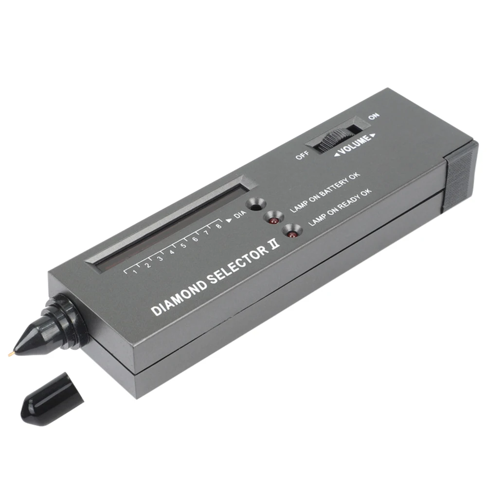 Imagem -02 - Led Diamante Indicador Teste Caneta Tester de Alta Precisão Diamante Gemstone Gem Selector Jóias Verer Ferramenta Profissional