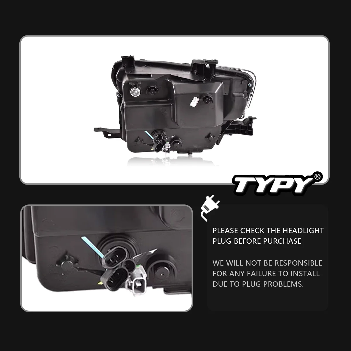 

Автомобильная фара TYPY для Pajero V93 V97 2005-2021, обновленная модифицированная светодиодная лампа, динамическая лампа указателя поворота DRL, автомобильные аксессуары