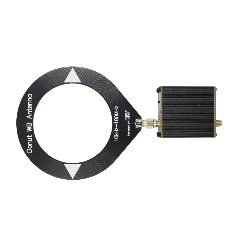 Donut Wideband Antenna, Frequency Range 10kHz-180MHz with Low Impedance Converter