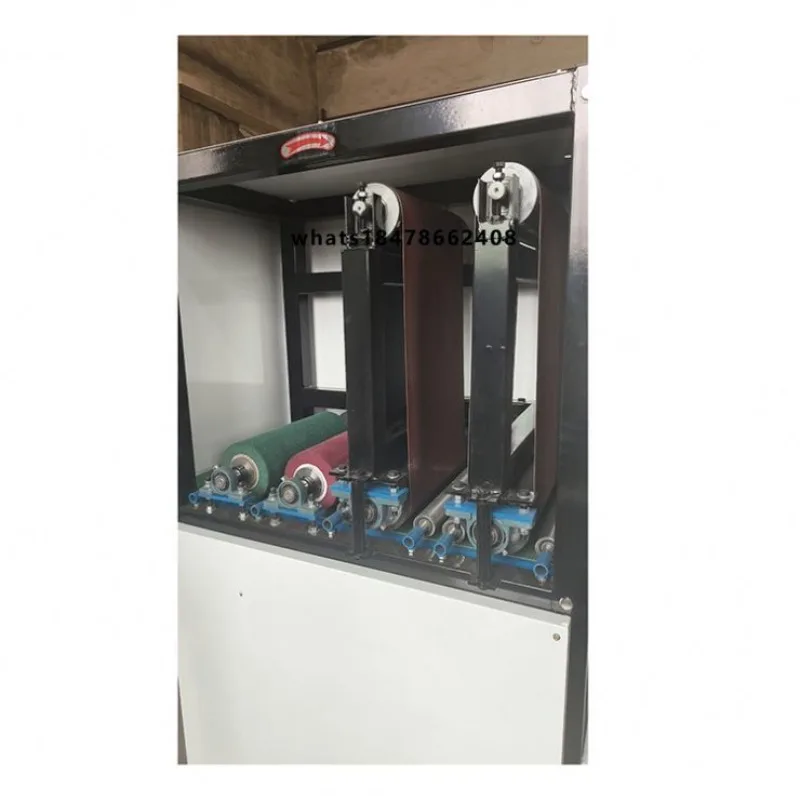 

CE hot-selling metal plate surface polishing machine, live machine and gear core components, power 7.5kw