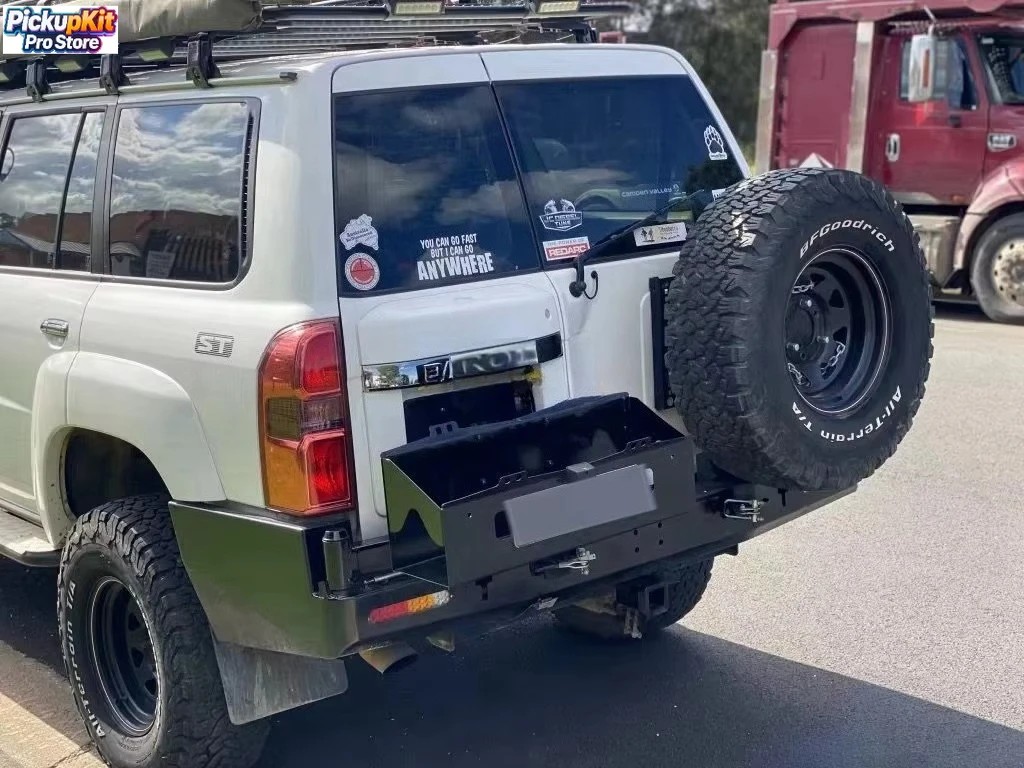 

Heavy‑Duty Steel Rear Bumper with Winch Mount for Patrol Y61