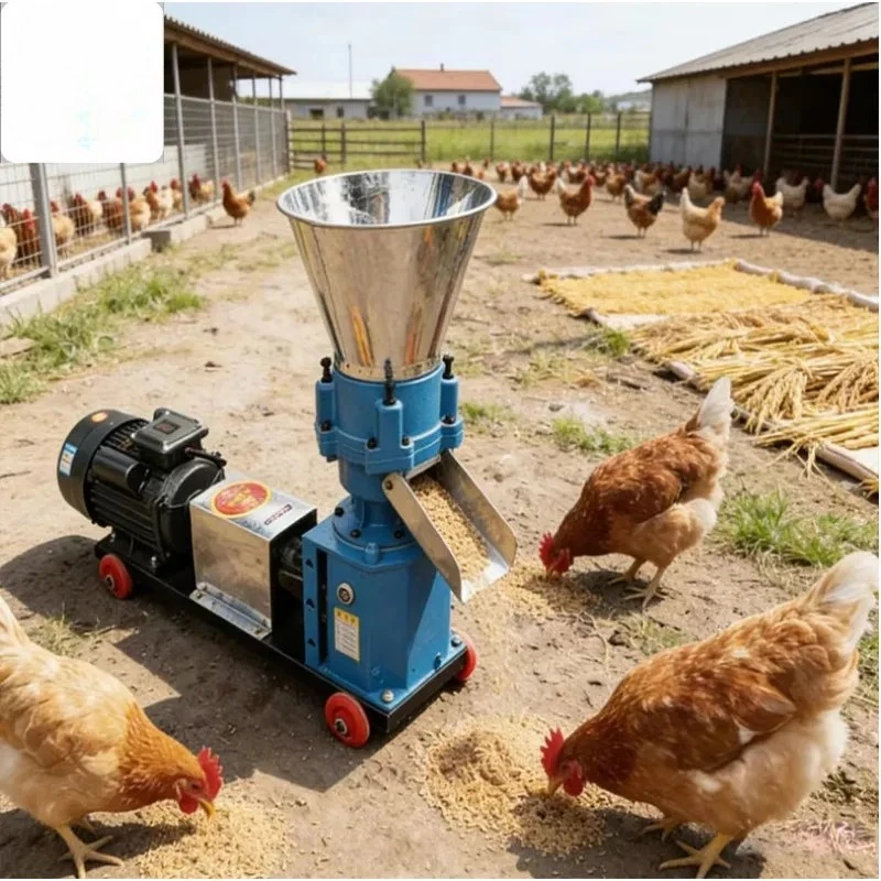 High Efficiency Feed Processing Machinery Feed Pellet Making Machine Feed Pelletizer for Cats Dogs Pigs and Cows Selling Farm