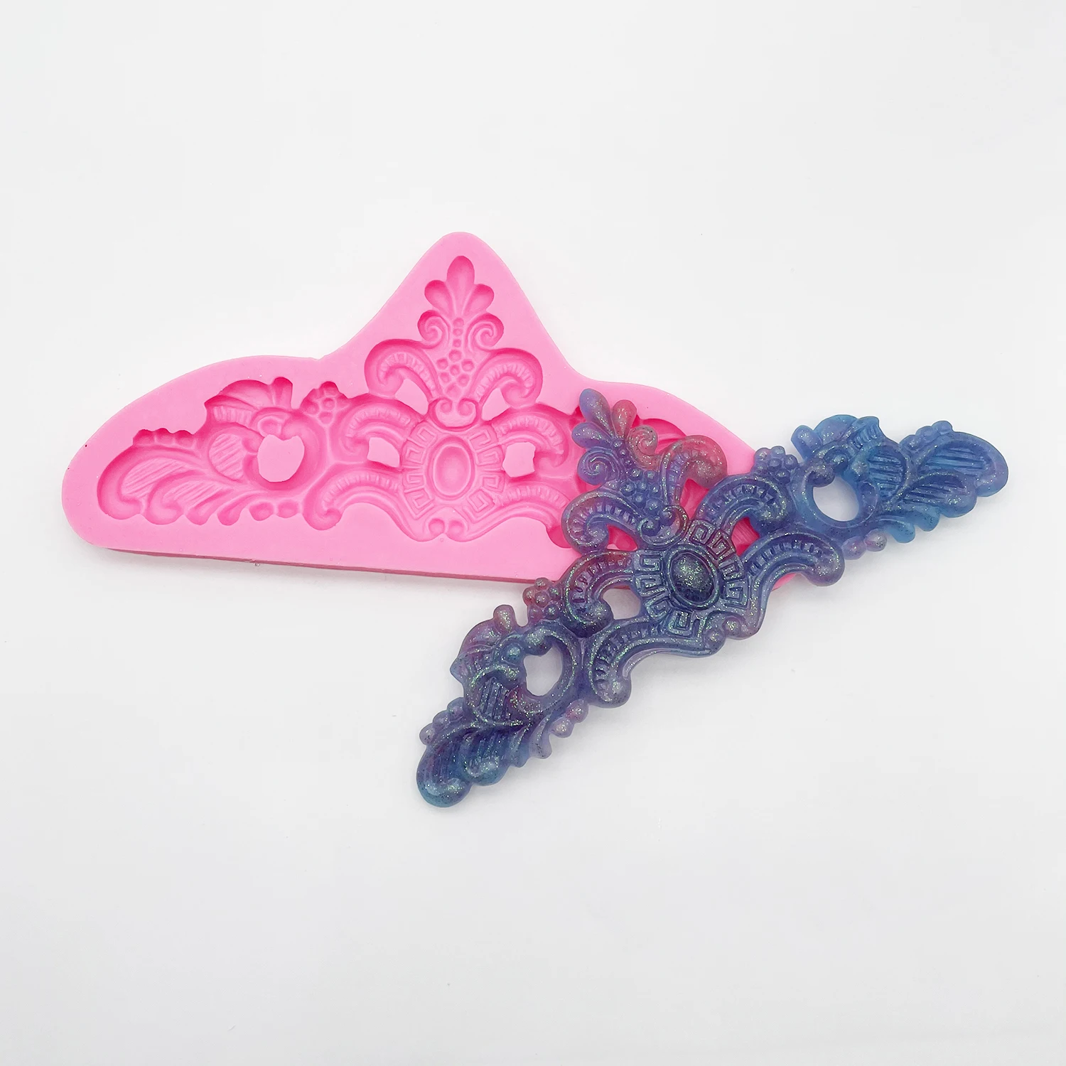 Food Grade Crown Silicone Mold for Cupcake Topper Cake Decorating Chocolate Candy Polymer Clay DIY Craft Supplies
