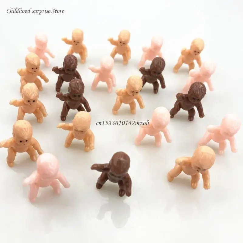 60Pcs Spielzeug Figur Miniatur Puppen Kunststoff Figur für Spielhaus Puppenhaus Zubehör Fee Garten Sand Tisch Layout Dropship